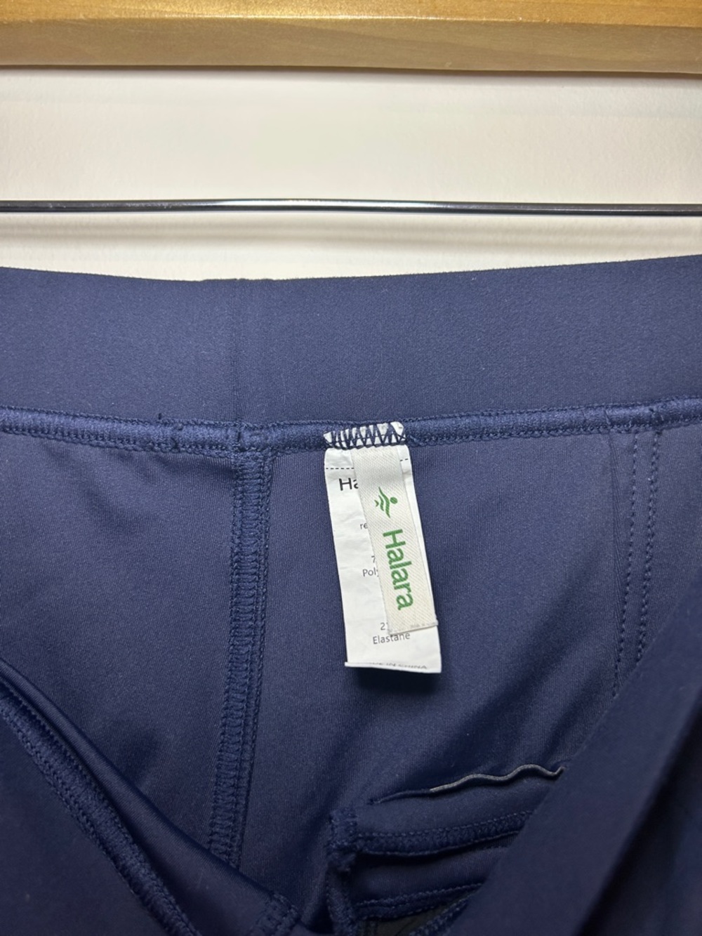 Halara Flex High Waisted Straight Leg Work Pant Size Medium Navy - Picture 7 of 8